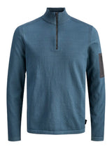 Jack & Jones - Knit Mace Half Zip - Orion Blue
