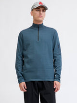 Jack & Jones - Knit Mace Half Zip - Orion Blue