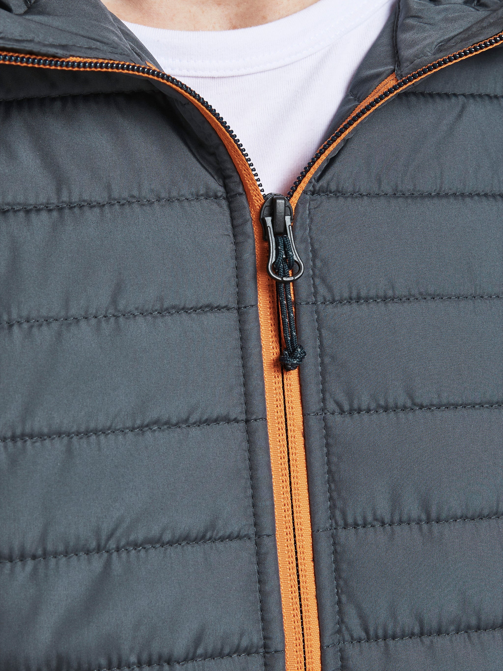 Jack & Jones - Multi Quilted Jacket - Grey Melange