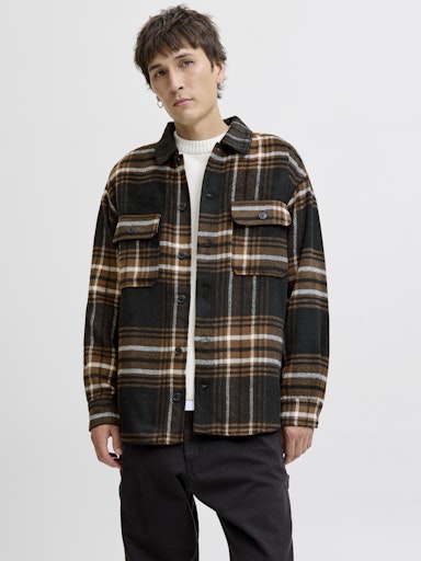 Jack & Jones - Overshirt Bradley - Monks Robe (Bruin)
