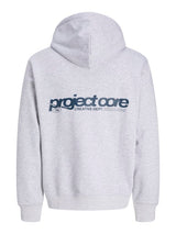 Jack & Jones - Hoodie Union - White Melange