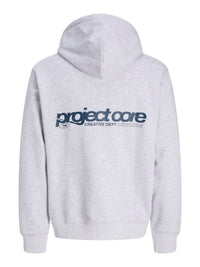 Jack & Jones - Hoodie Union - White Melange