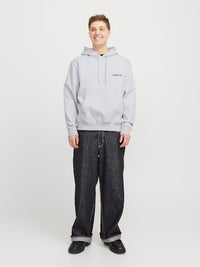 Jack & Jones - Hoodie Union - White Melange