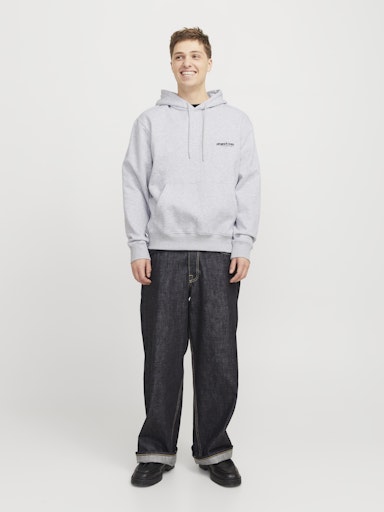 Jack & Jones - Hoodie Union - White Melange