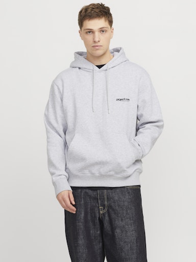 Jack & Jones - Hoodie Union - White Melange