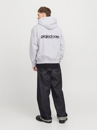 Jack & Jones - Hoodie Union - White Melange