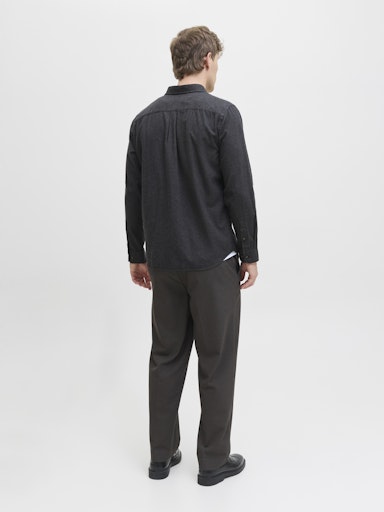 Jack & Jones - Shirt Classic - Dark Grey Melange