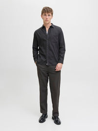 Jack & Jones - Shirt Classic - Dark Grey Melange