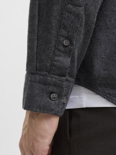Jack & Jones - Shirt Classic - Dark Grey Melange