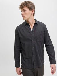 Jack & Jones - Shirt Classic - Dark Grey Melange