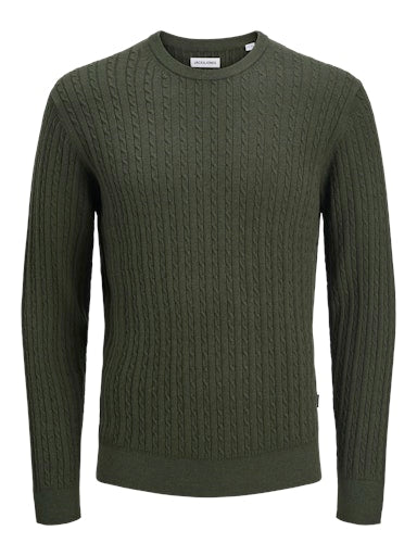 Jack & Jones - Gebreide Trui Emil - Duffel Bag (Groen)