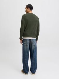 Jack & Jones - Gebreide Trui Emil - Duffel Bag (Groen)
