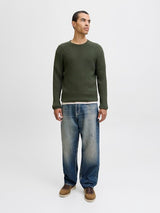Jack & Jones - Gebreide Trui Emil - Duffel Bag (Groen)