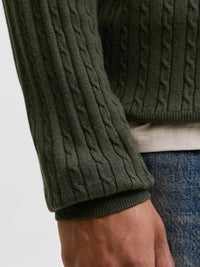 Jack & Jones - Gebreide Trui Emil - Duffel Bag (Groen)