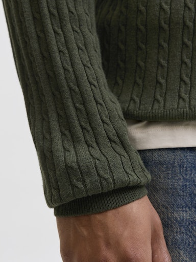 Jack & Jones - Gebreide Trui Emil - Duffel Bag (Groen)