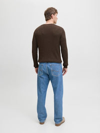Jack & Jones - Gebreide Trui Emil - Mulch (Bruin)