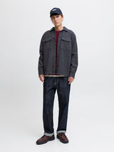 Jack & Jones - Overshirt Perfect - Dark Grey Melange