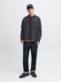 Jack & Jones - Overshirt Perfect - Dark Grey Melange