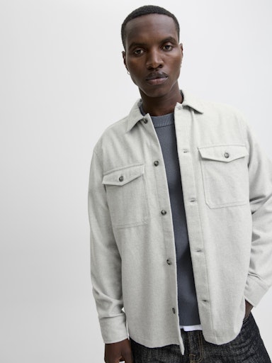 Jack & Jones - Overshirt Perfect - Light Grey Melange