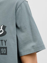 Jack & Jones - Tshirt Logo - Stormy Weather (Grijs)