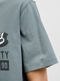 Jack & Jones - Tshirt Logo - Stormy Weather (Grijs)