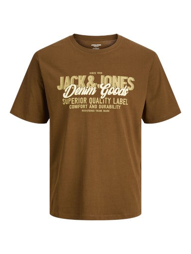 Jack & Jones - Tshirt Logo - Monks Robe (Bruin)