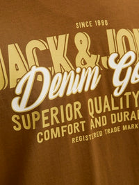 Jack & Jones - Tshirt Logo - Monks Robe (Bruin)