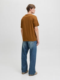 Jack & Jones - Tshirt Logo - Monks Robe (Bruin)