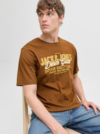 Jack & Jones - Tshirt Logo - Monks Robe (Bruin)