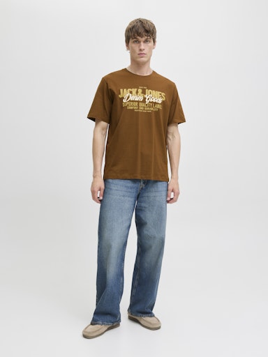 Jack & Jones - Tshirt Logo - Monks Robe (Bruin)