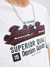 Jack & Jones - Tshirt Logo - Cloud Dancer