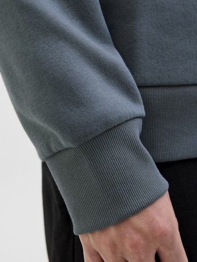 Jack & Jones - Hoodie Logo Sweat - Stormy Weather (Grijs)