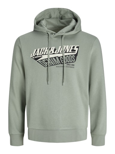 Jack & Jones - Hoodie Logo Sweat - Iceberg Green