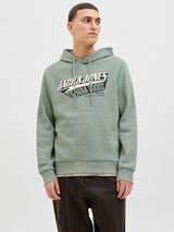 Jack & Jones - Hoodie Logo Sweat - Iceberg Green