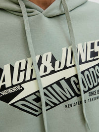 Jack & Jones - Hoodie Logo Sweat - Iceberg Green