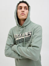 Jack & Jones - Hoodie Logo Sweat - Iceberg Green