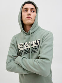 Jack & Jones - Hoodie Logo Sweat - Iceberg Green
