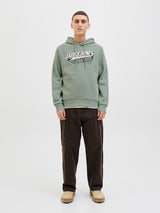 Jack & Jones - Hoodie Logo Sweat - Iceberg Green