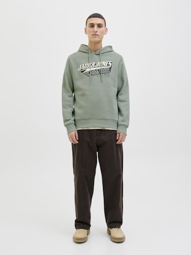 Jack & Jones - Hoodie Logo Sweat - Iceberg Green
