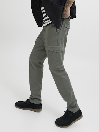 Jack & Jones - Cargo Stace - Beluga (Grijs)