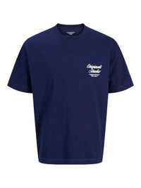 Jack & Jones - Tshirt Norrebro - Ocean Cavern (Blauw)