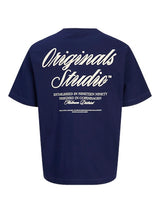 Jack & Jones - Tshirt Norrebro - Ocean Cavern (Blauw)