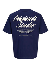 Jack & Jones - Tshirt Norrebro - Ocean Cavern (Blauw)