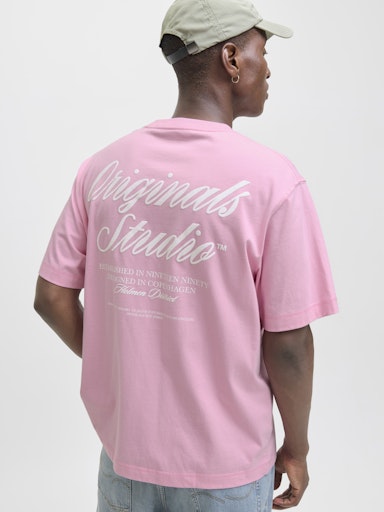 Jack & Jones - Tshirt Norrebro - Prem Pink