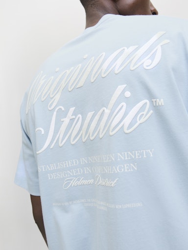 Jack & Jones - Tshirt Norrebro - Skyway