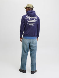 Jack & Jones - Hoodie Norrebro - Ocean Cavern