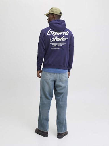Jack & Jones - Hoodie Norrebro - Ocean Cavern