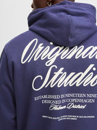 Jack & Jones - Hoodie Norrebro - Ocean Cavern