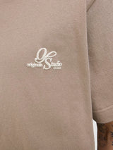 Jack & Jones - Tshirt Gramercy - Mocha Meringue (Bruin)