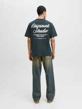 Jack & Jones - Tshirt Norrebro - Forest River (Grijs)